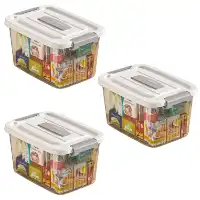 M.T.BROTHERS - Heavy-Duty Stackable Plastic Storage Box