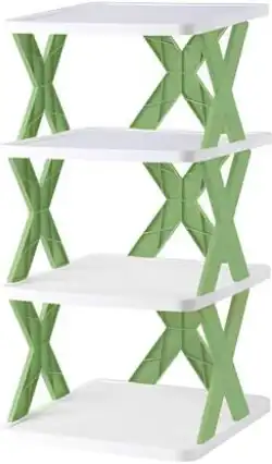 4 layer Plastic Shoe Rack Stand