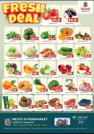 Fresh Deals In Nesto Hypermarket Wayanad
