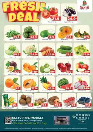 Fresh Deals In Nesto Hypermarket Malappuram