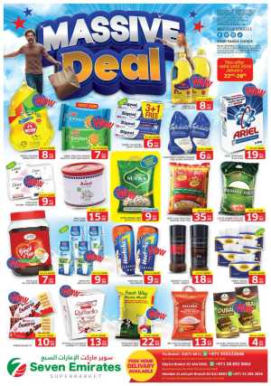 Massive deal In Seven Emirates Supermarket Abu Dhabi