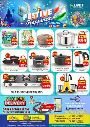 Festive happiness In Live7 Supermarket Palakkad