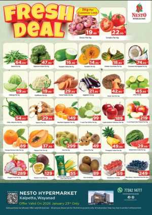 Fresh deals In Nesto Hypermarket Wayanad
