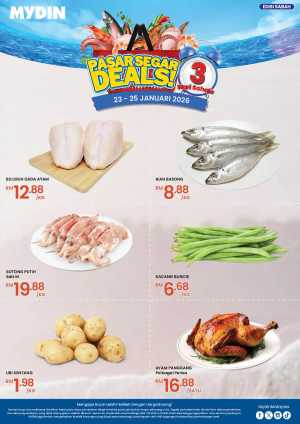 Pasar Segar Deals! In Mydin Kuala Lumpur,Labuan,Putrajaya,Johor,Kedah,Kelantan,Malacca,Negeri Sembilan,Pahang,Penang,Perak,Perlis,Sabah,Sarawak,Selangor,Terengganu