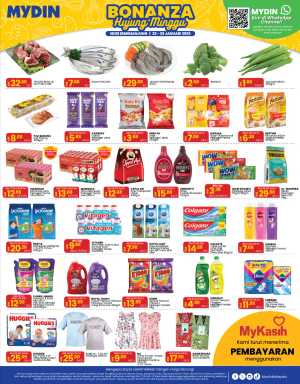 Bonanza Hujung Minggu In Mydin Kuala Lumpur,Labuan,Putrajaya,Johor,Kedah,Kelantan,Malacca,Negeri Sembilan,Pahang,Penang,Perak,Perlis,Terengganu