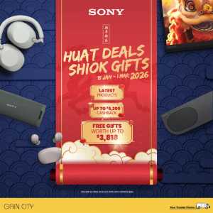 Sony CNY Huat Sale: Big TV & Sound Savings In Gain City Singapore