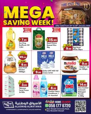 Mega Saving Week In Al Aswaq Hypermarket Sharjah / Ajman