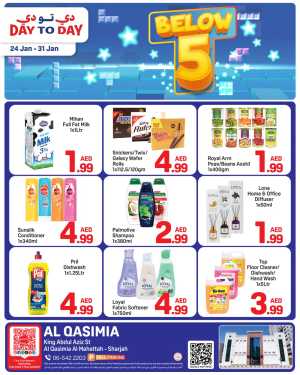 Below 5 In Day to Day Sharjah / Ajman