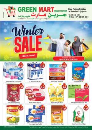 Winter sale In Green Mart Sharjah / Ajman