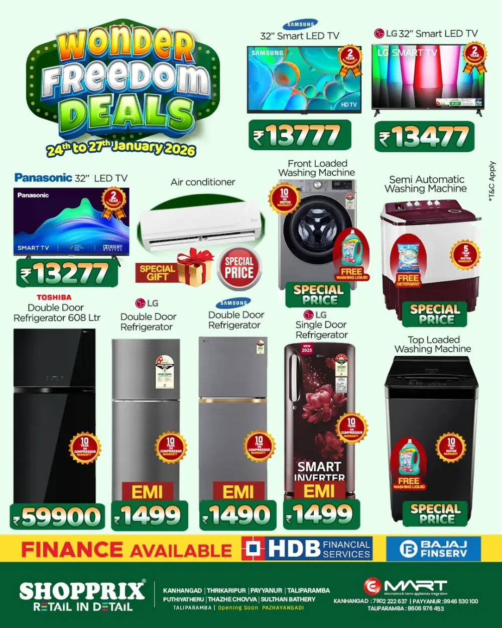 Wonder Freedom Deals