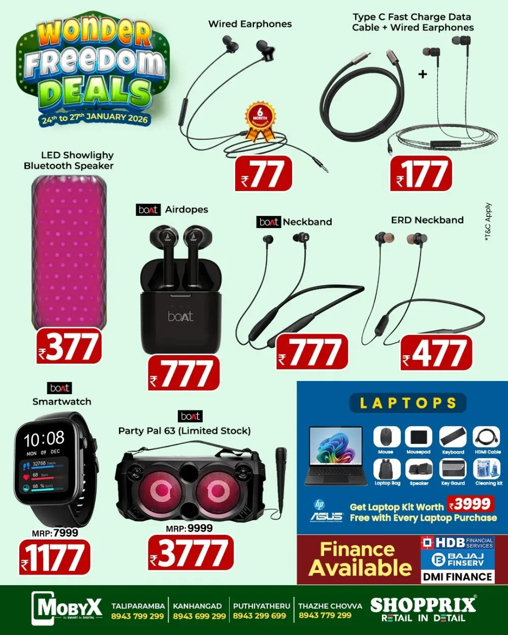Wonder Freedom Deals