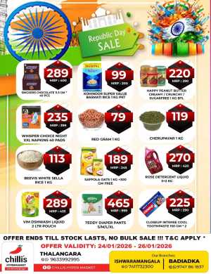 Republic Day Deals In Chillis Hypermarket Kasaragod