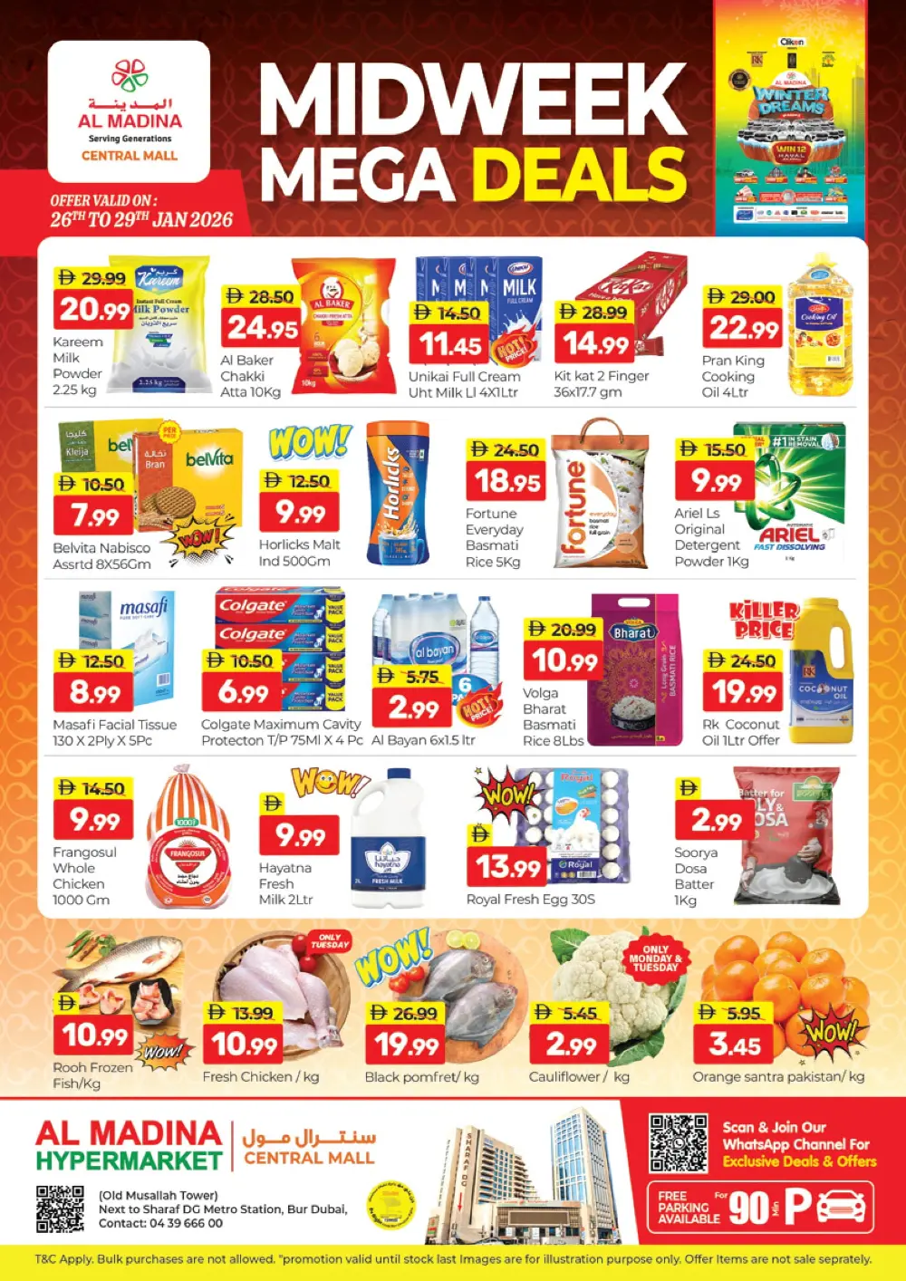 Midweek deals