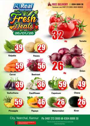 Fresh deals In Real Hyper Market Kannur