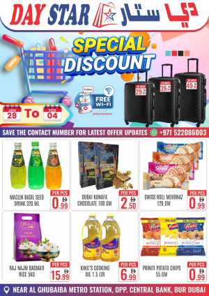 Special discount In Day Star Dubai