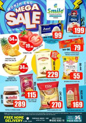 Month end Mega sale In Smile Hypermarket Kannur