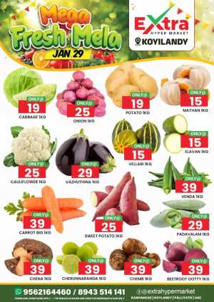 Mega fresh mela In Extra hypermarket Calicut