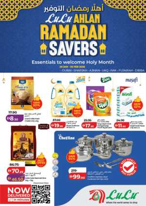 Ahlan Ramadan Savers In Lulu Hypermarket Dubai,Sharjah / Ajman,Fujairah,Ras al Khaimah,Umm al Quwain