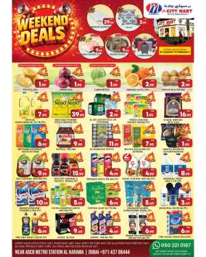 Weekend deals In M City Mart Dubai