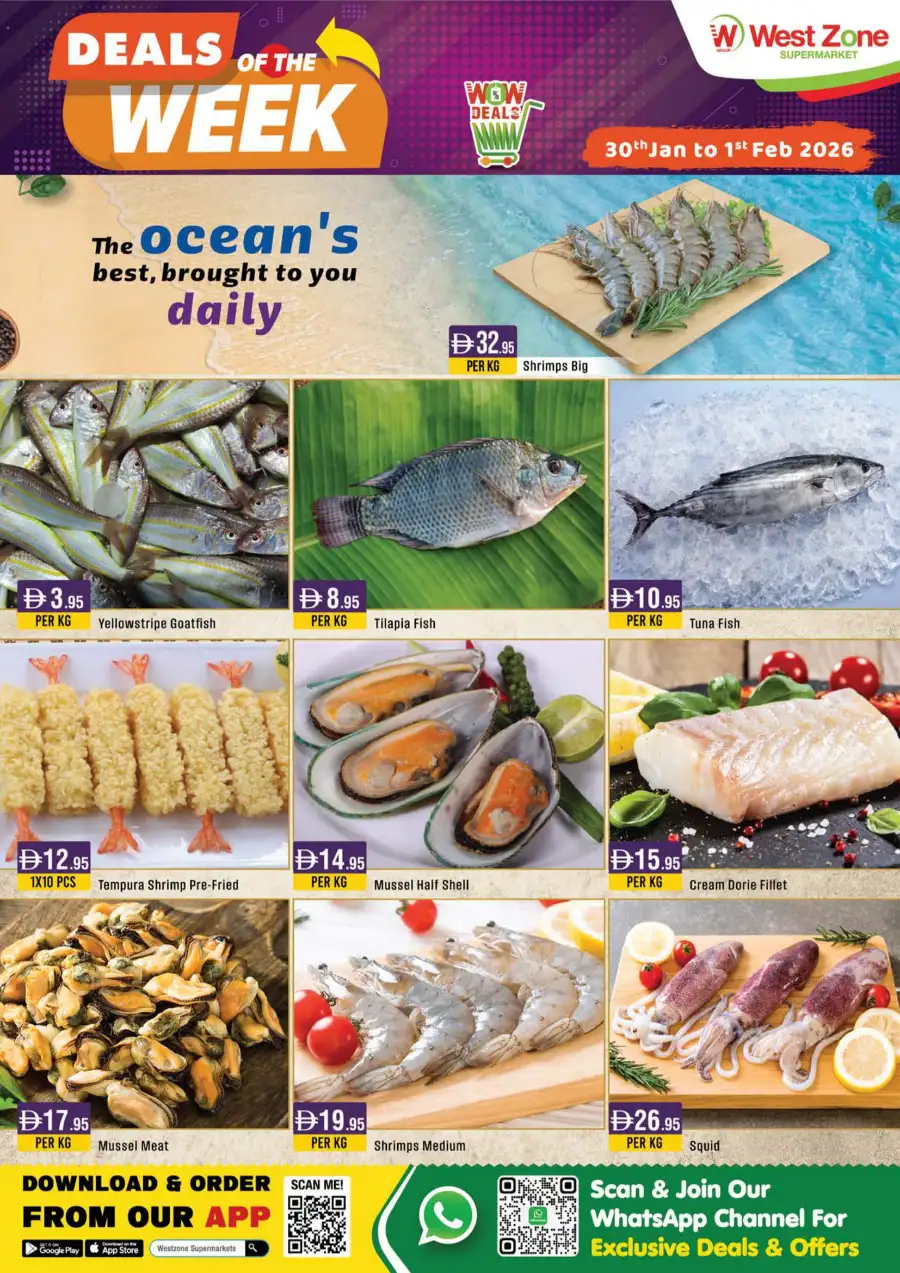 Fresh Seafood & Shellfish Deals