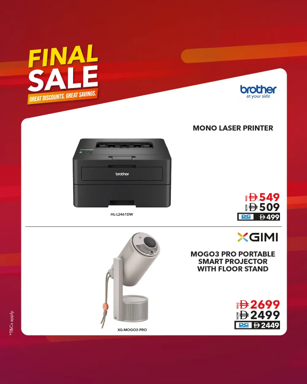 Final Electronics Sale – Up to 60% Off