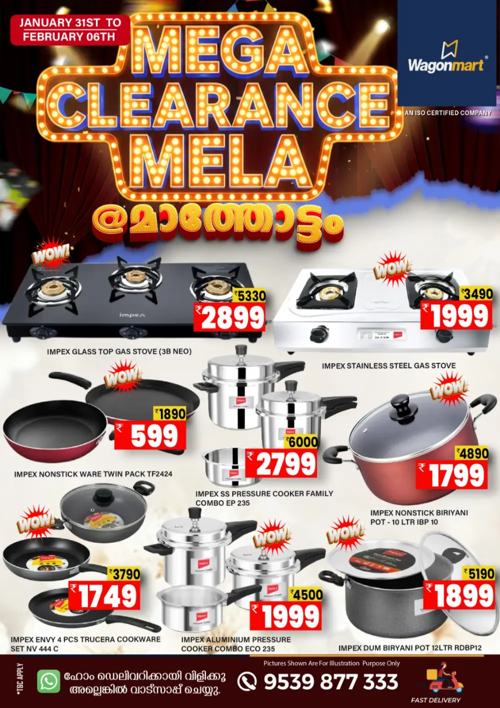 Mega Clearance Mela – Electronics & Cookware Deals