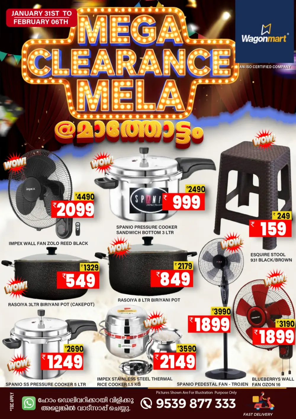 Mega Clearance Mela – Electronics & Cookware Deals