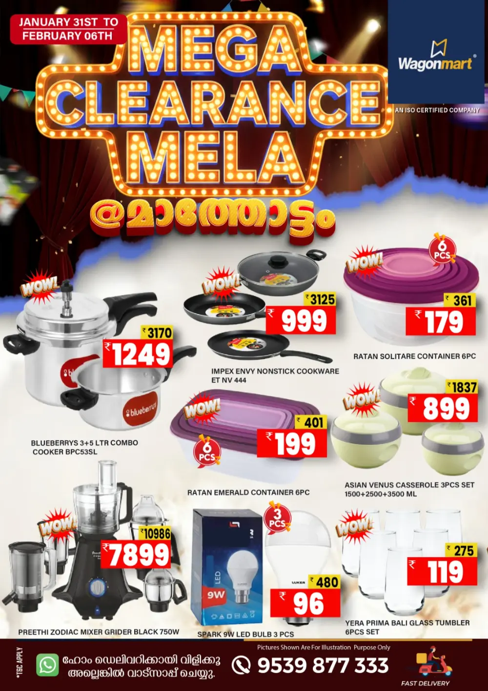 Mega Clearance Mela – Electronics & Cookware Deals