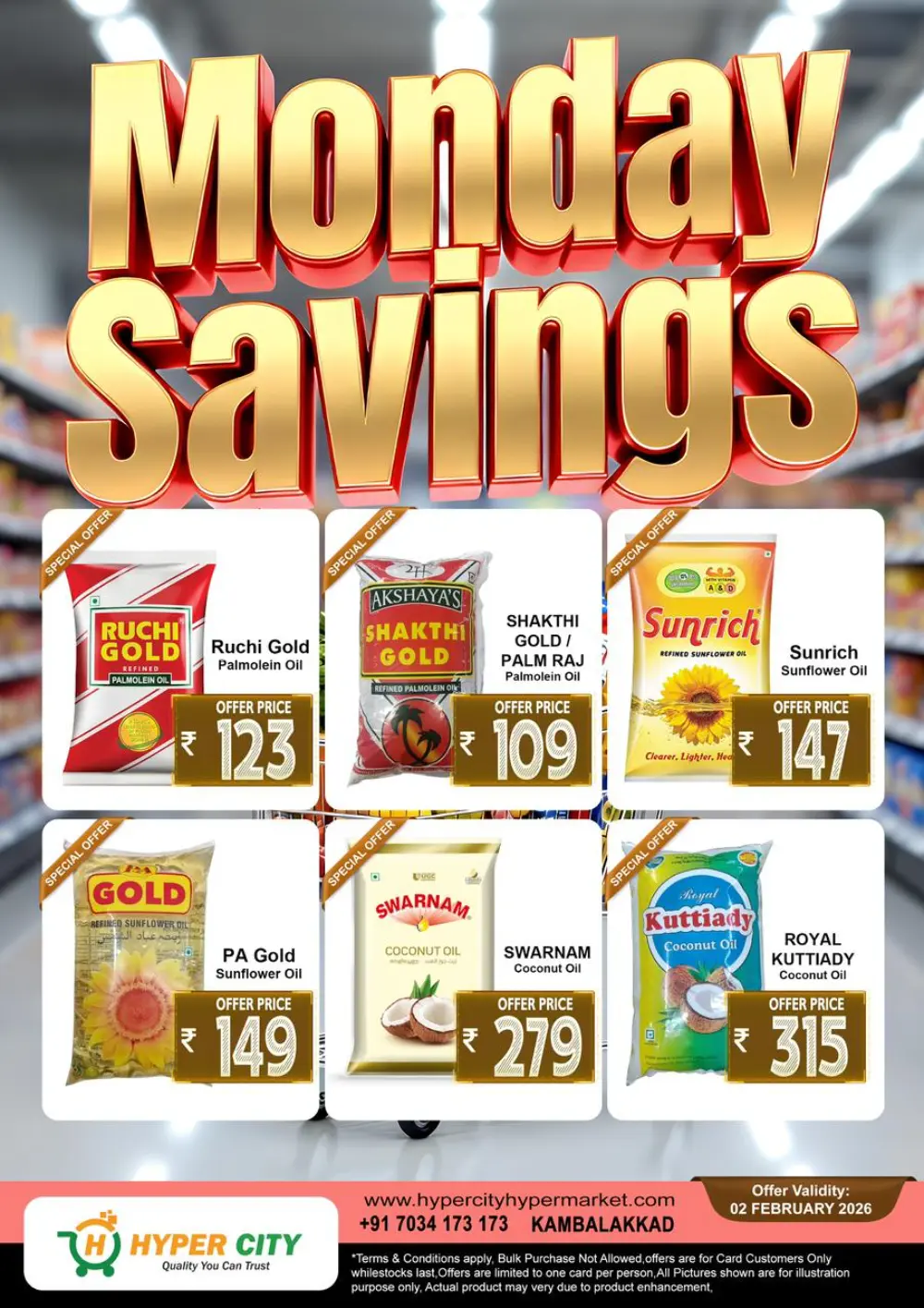 Monday savings