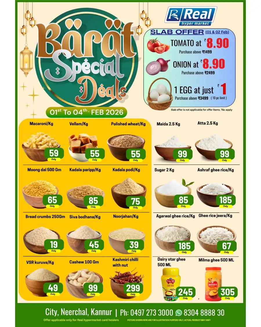 Barat Special Sale: Grocery Deals & Discounts