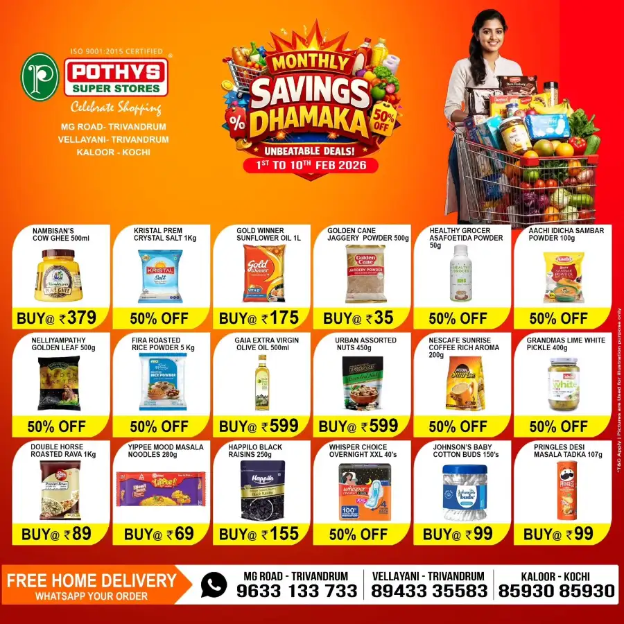 Monthly Grocery Offers & Discounts