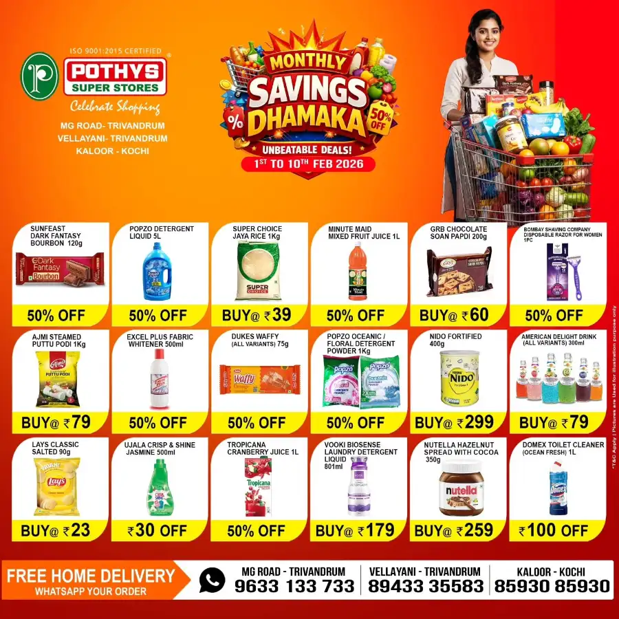 Monthly Grocery Deals & Dhamaka Offers