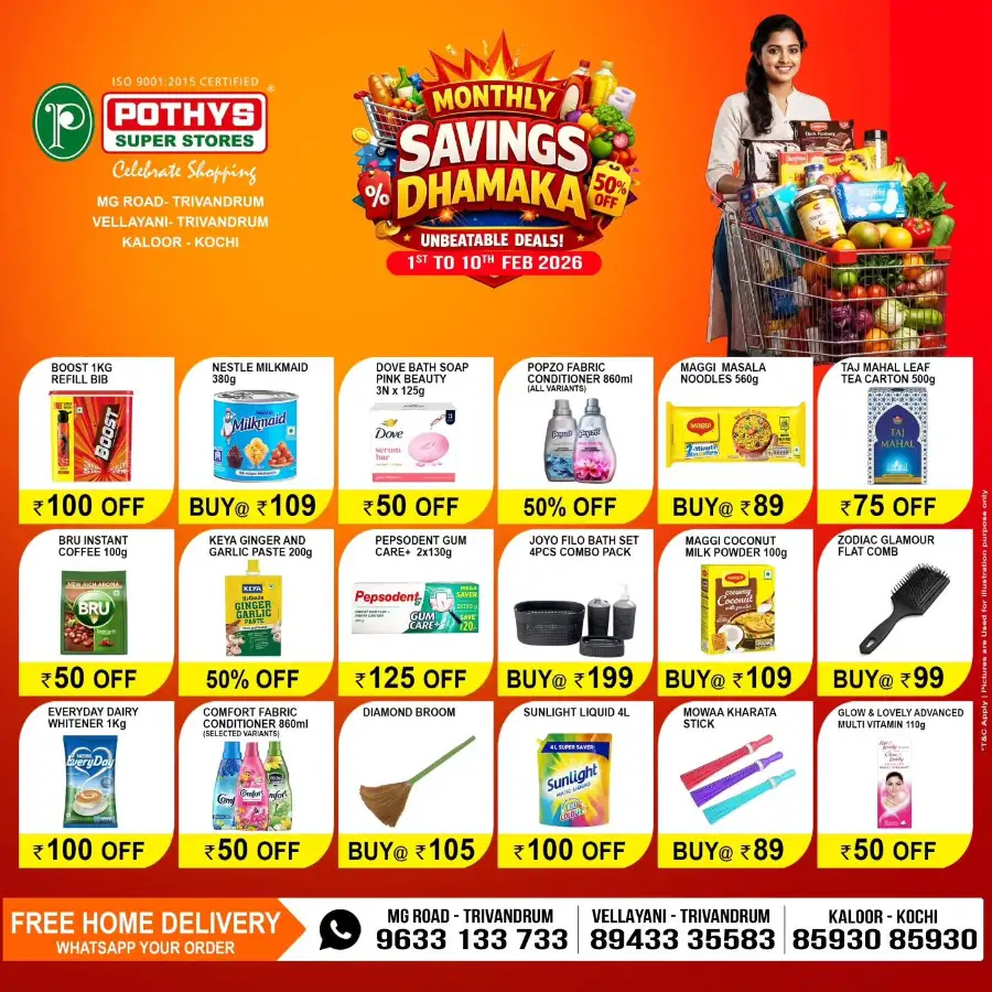 Monthly Grocery Deals & Dhamaka Offers