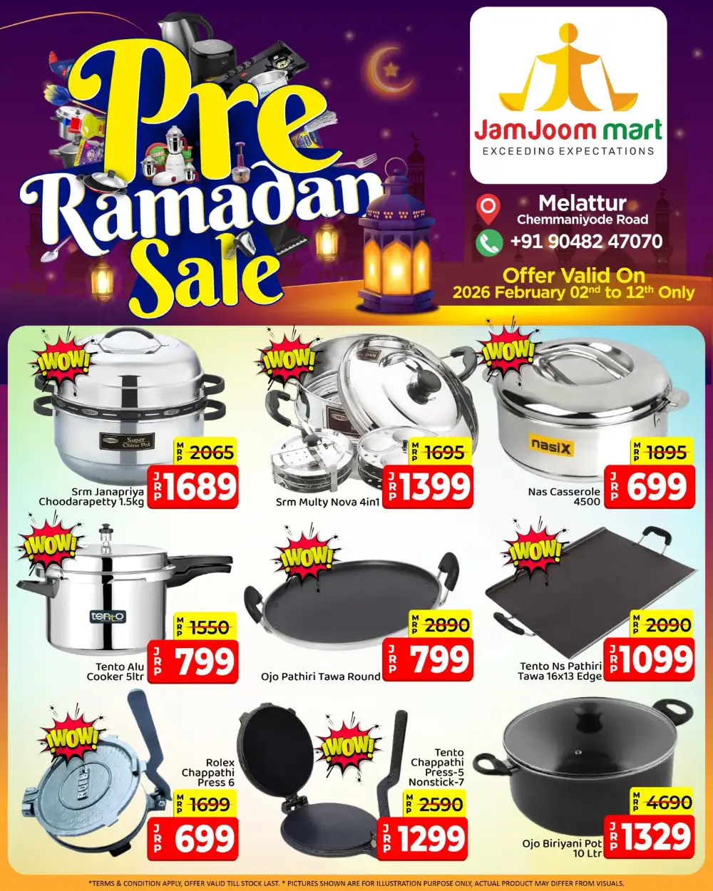 Pre-Ramadan Kitchenware Sale