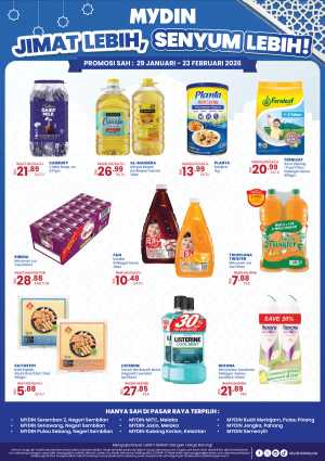 Jimat Lebih Senyum Lebih - Tawaran Hebat In Mydin Malacca,Negeri Sembilan,Pahang,Penang,Selangor