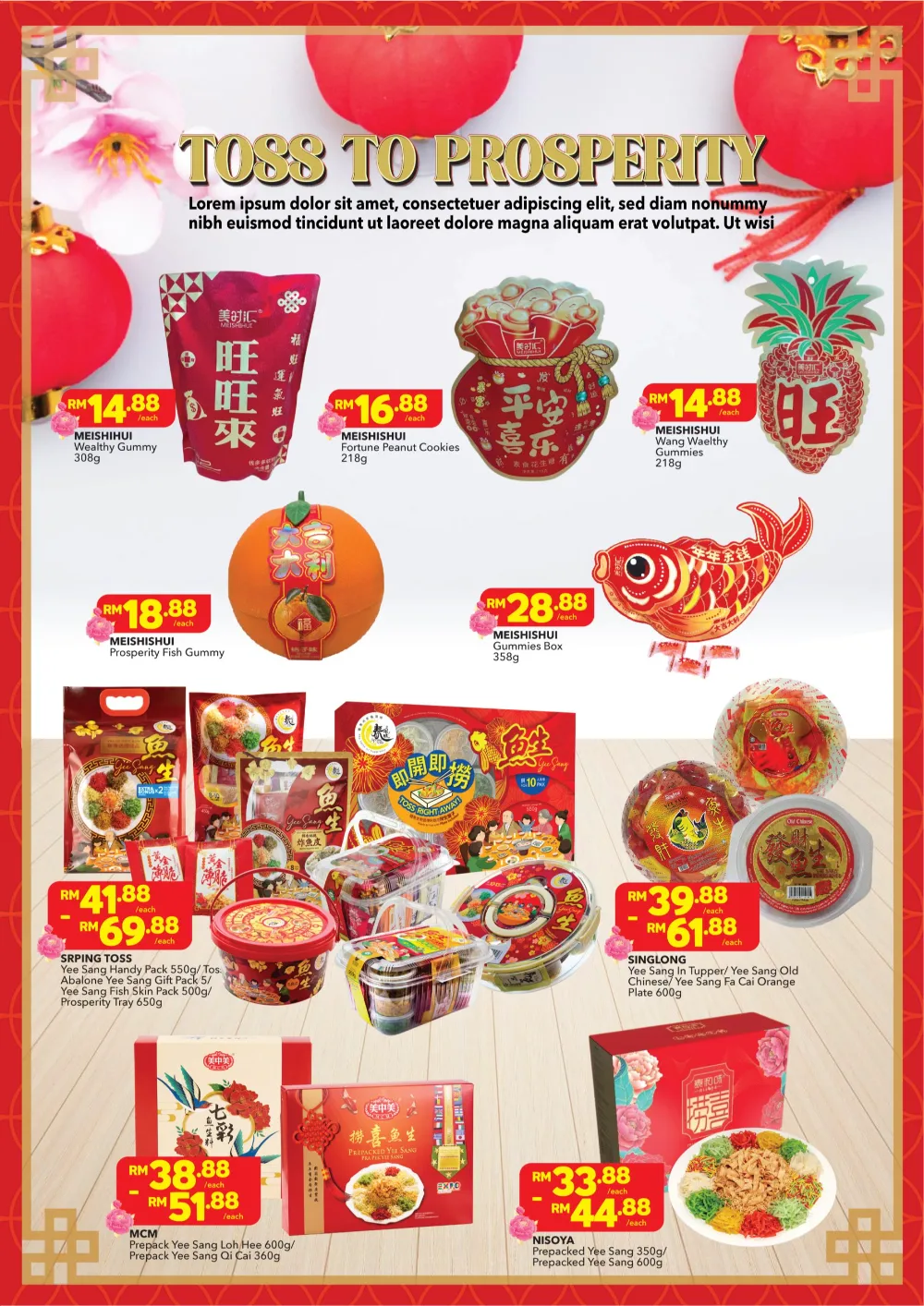 Chinese New Year Reunion Feast & Mandarin Orange Deals