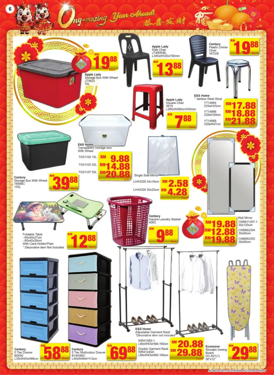 Ong-Mazing Chinese New Year Home Essentials Sale