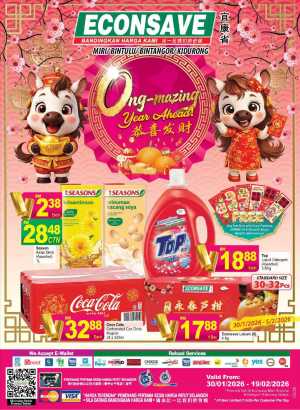 CNY 2026 Grocery & Festive Drink Offers In Econsave Sarawak