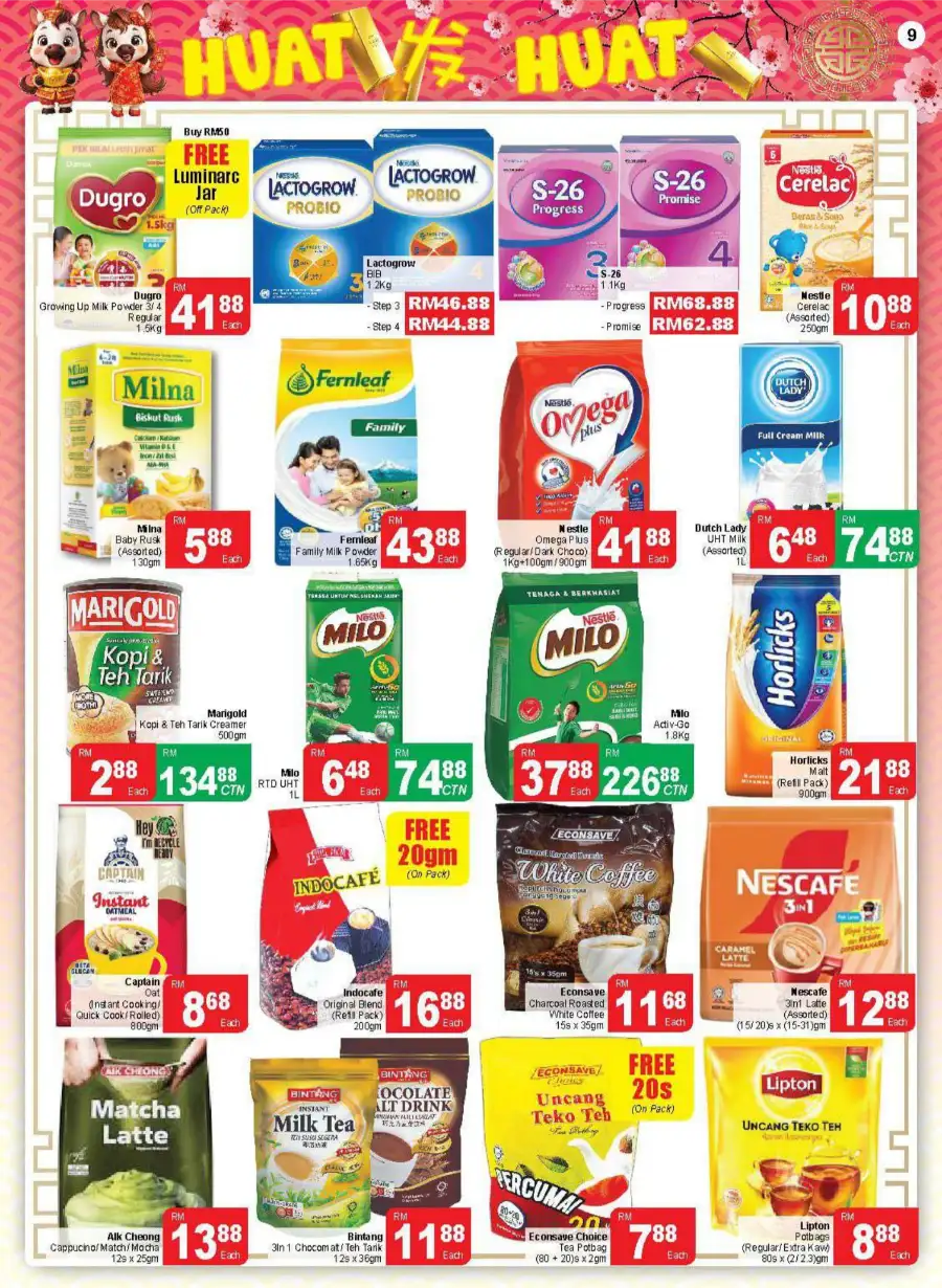 Chinese New Year Grocery & Household Deals
