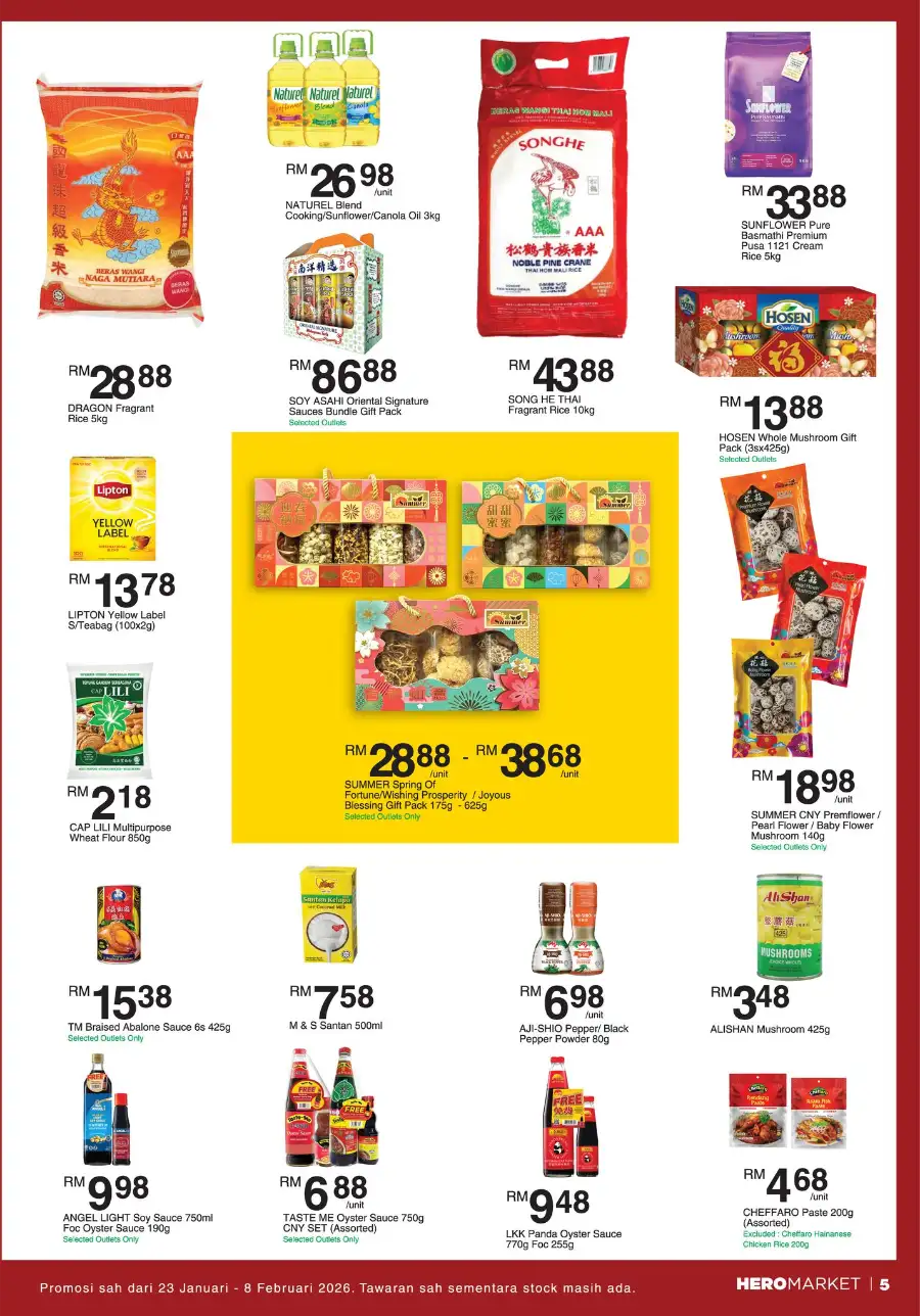 Chinese New Year Mega Grocery & Household Deals