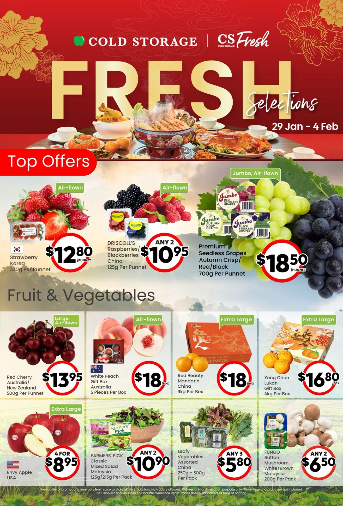 Fresh Fruit & Vegetable Weekly Offers