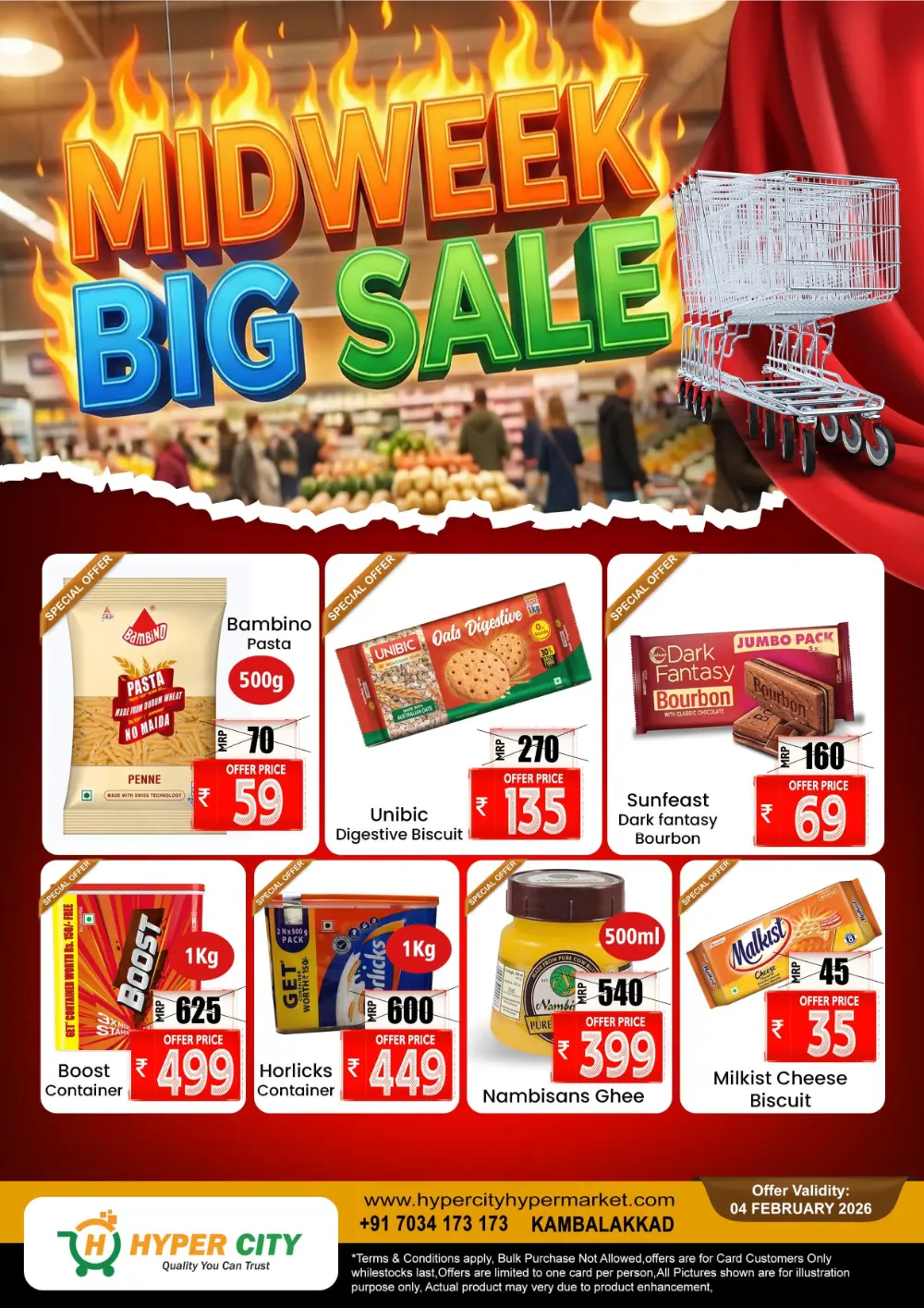 Midweek big sale