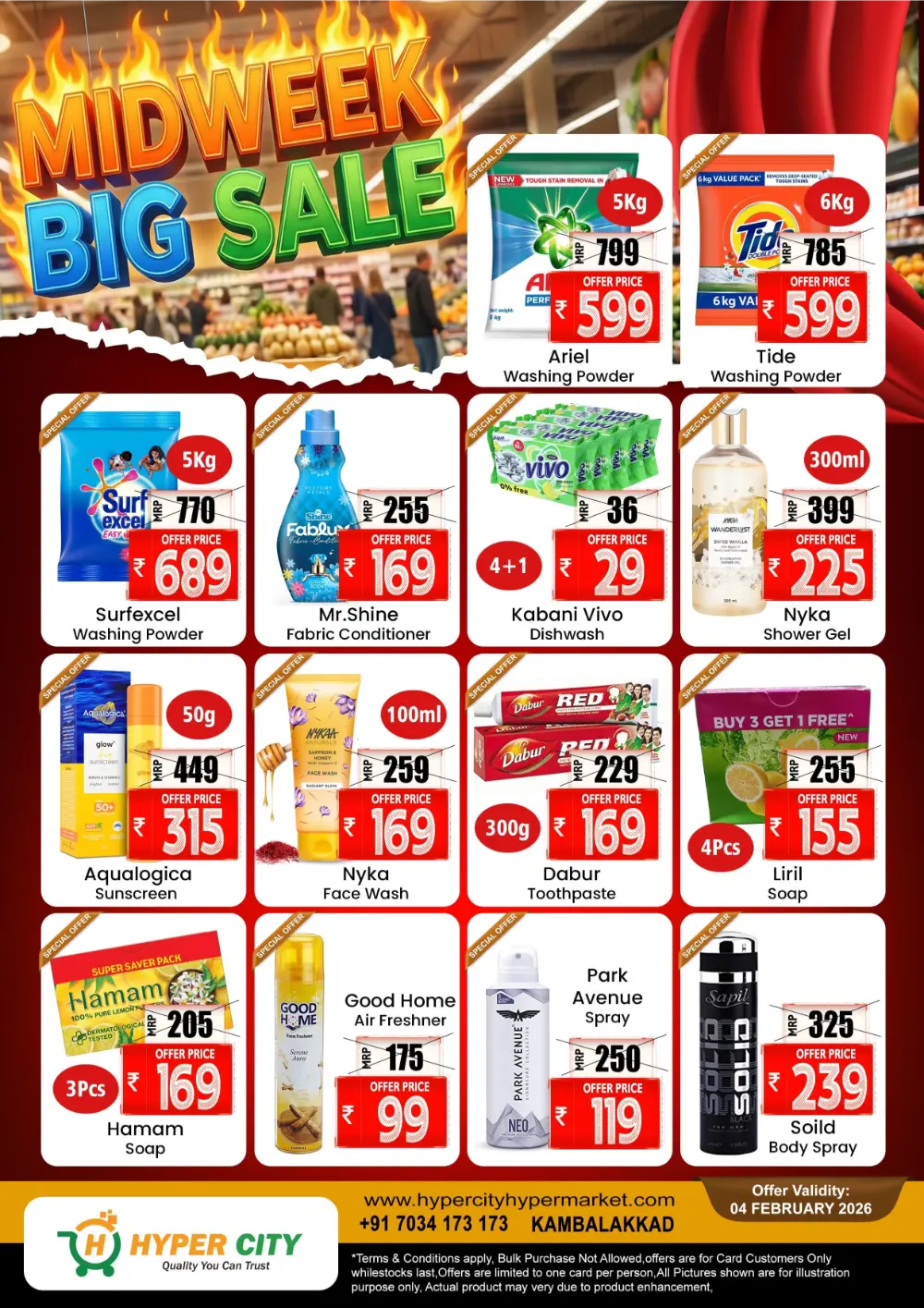 Midweek big sale