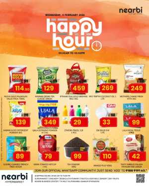 Happy hour In Nearbi Hypermarket Kannur