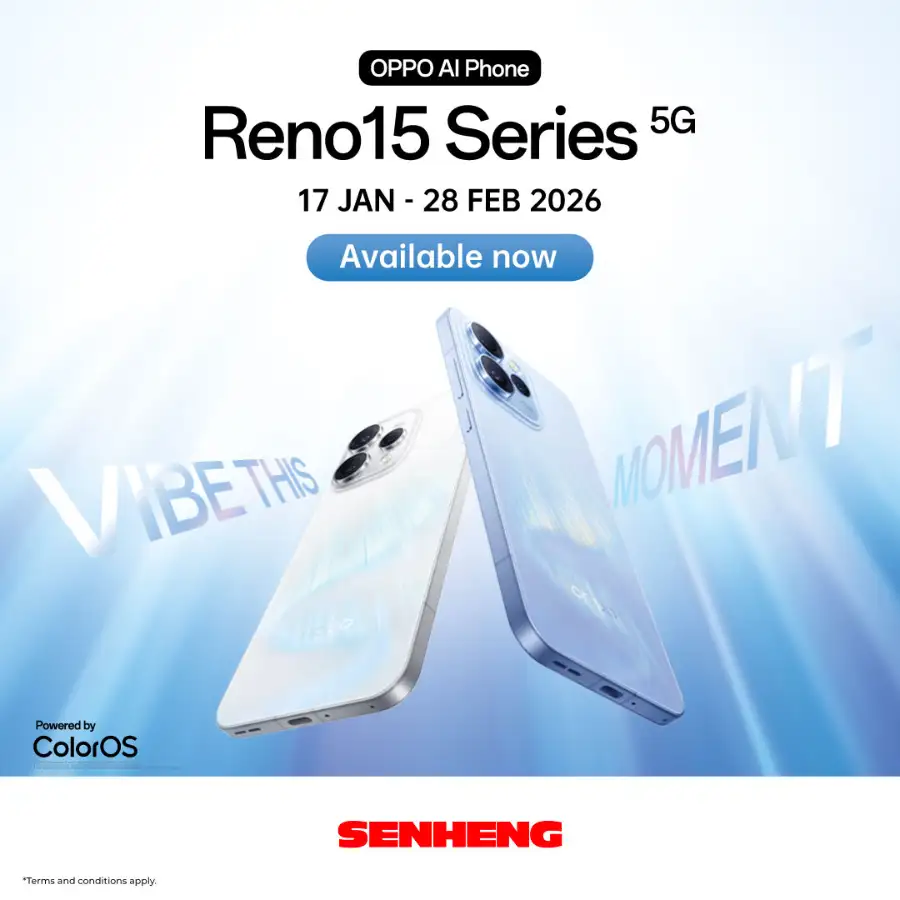 Get the OPPO Reno15 Pro 5G with Free Gifts worth RM885