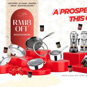 Save RM18 on Premium Kitchenware & Appliances In SOGO Kuala Lumpur