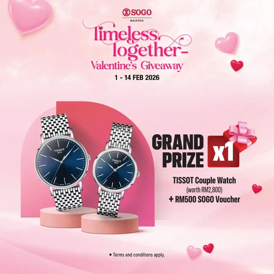 Win a TISSOT Couple Watch worth RM2,800