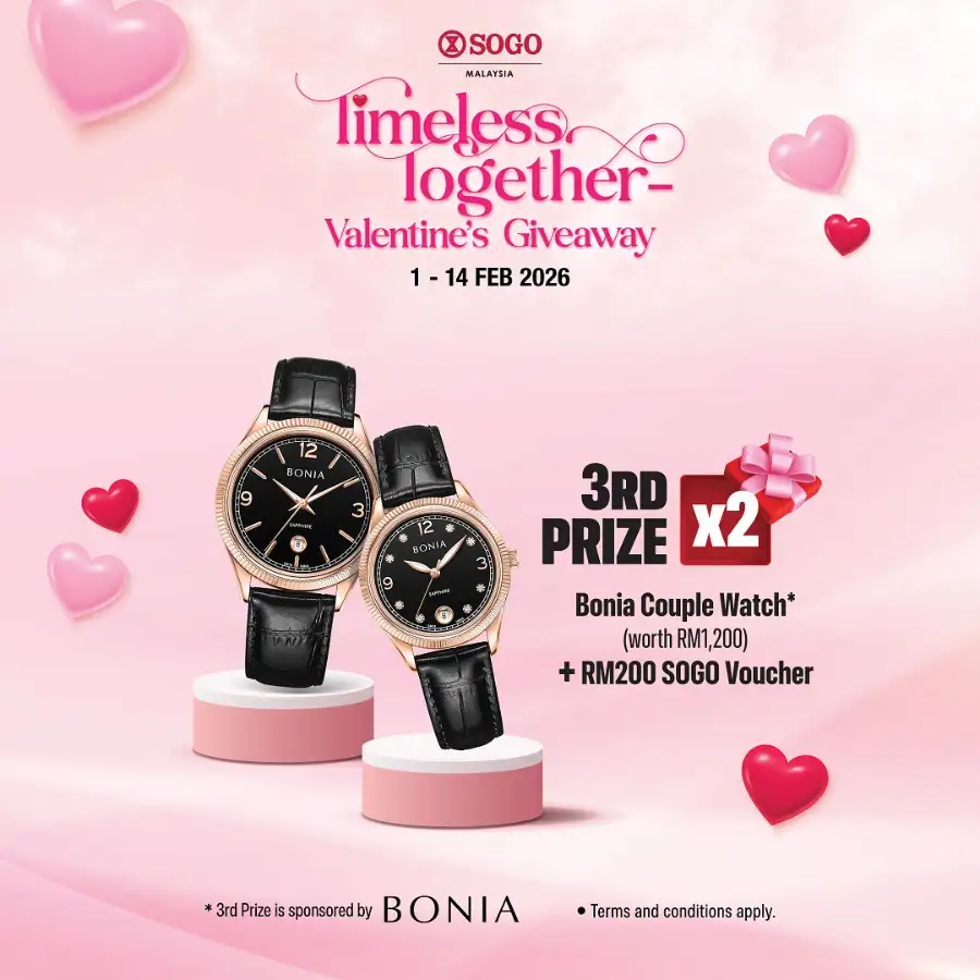 Win a TISSOT Couple Watch worth RM2,800