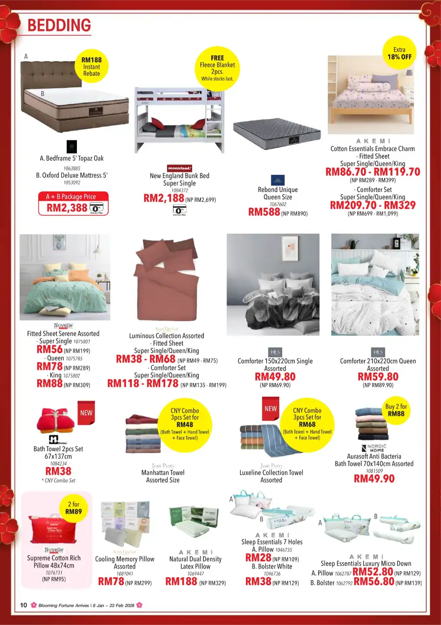 CNY Home Furniture & Appliance Sale Up To 60% Off