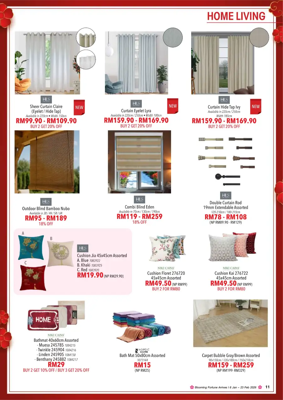 CNY Home Furniture & Appliance Sale Up To 60% Off